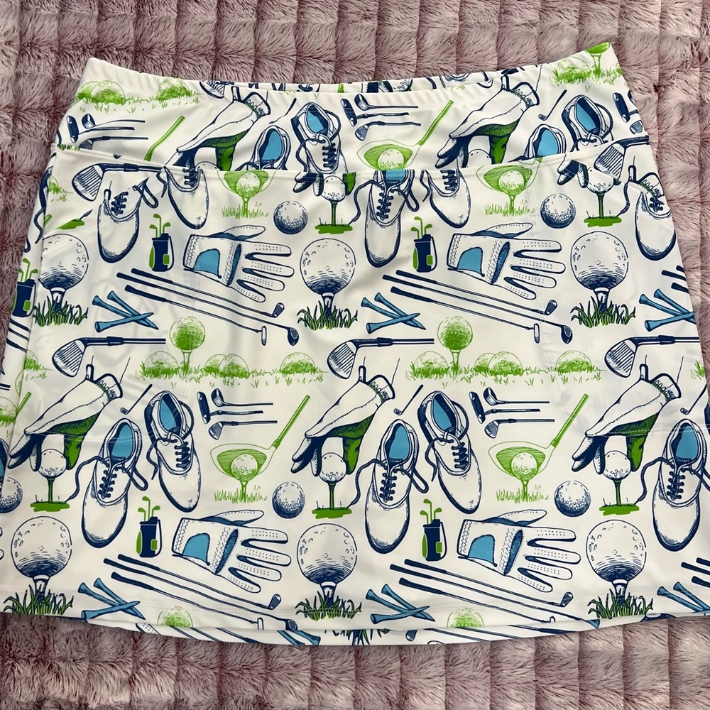 B SKINZ SWINGTIME Golf Tennis Pull on Club Skort - Size: XXL